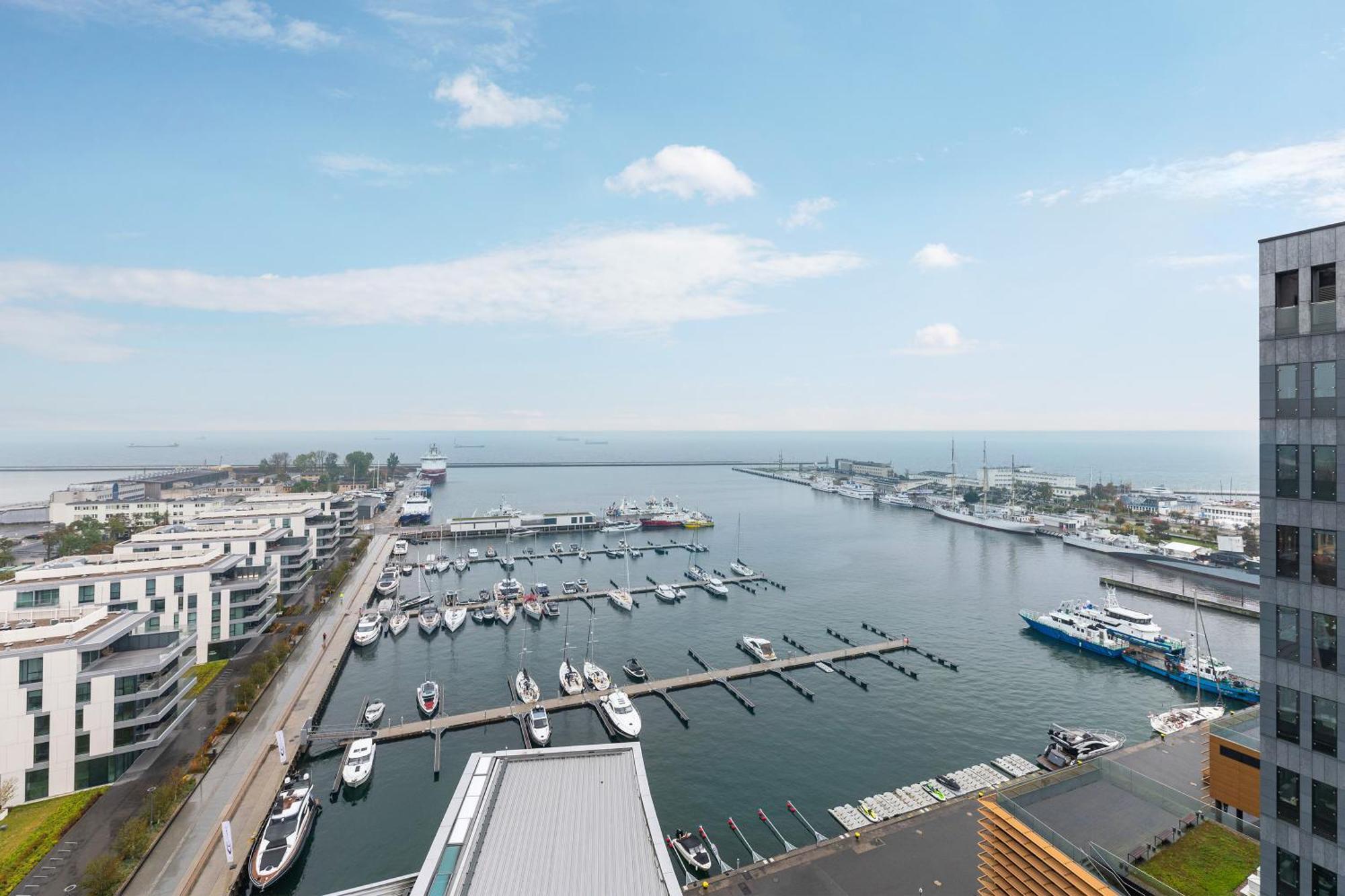 Sea Towers Apartman Gdynia Kültér fotó